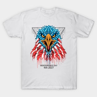 eagle head USA American T-Shirt